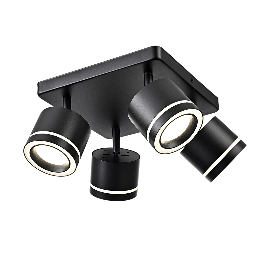 Светильник спот PP-204Q BLACK