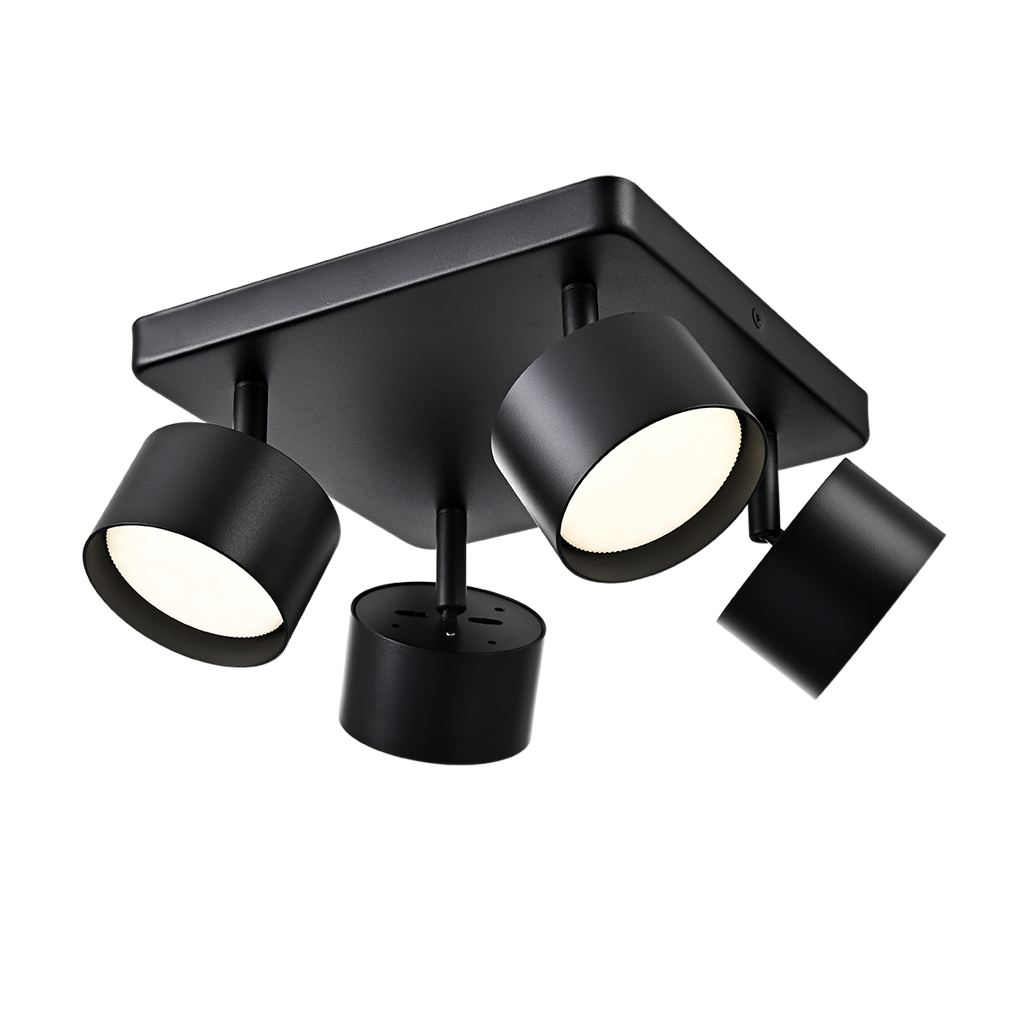 Светильник спот PP-104Q BLACK