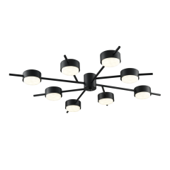 Потолочная люстра PP-6717/8 черная