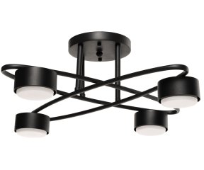 Потолочная люстра PP-6658/4 черная