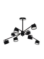 Потолочная люстра PP-6667/8 черная